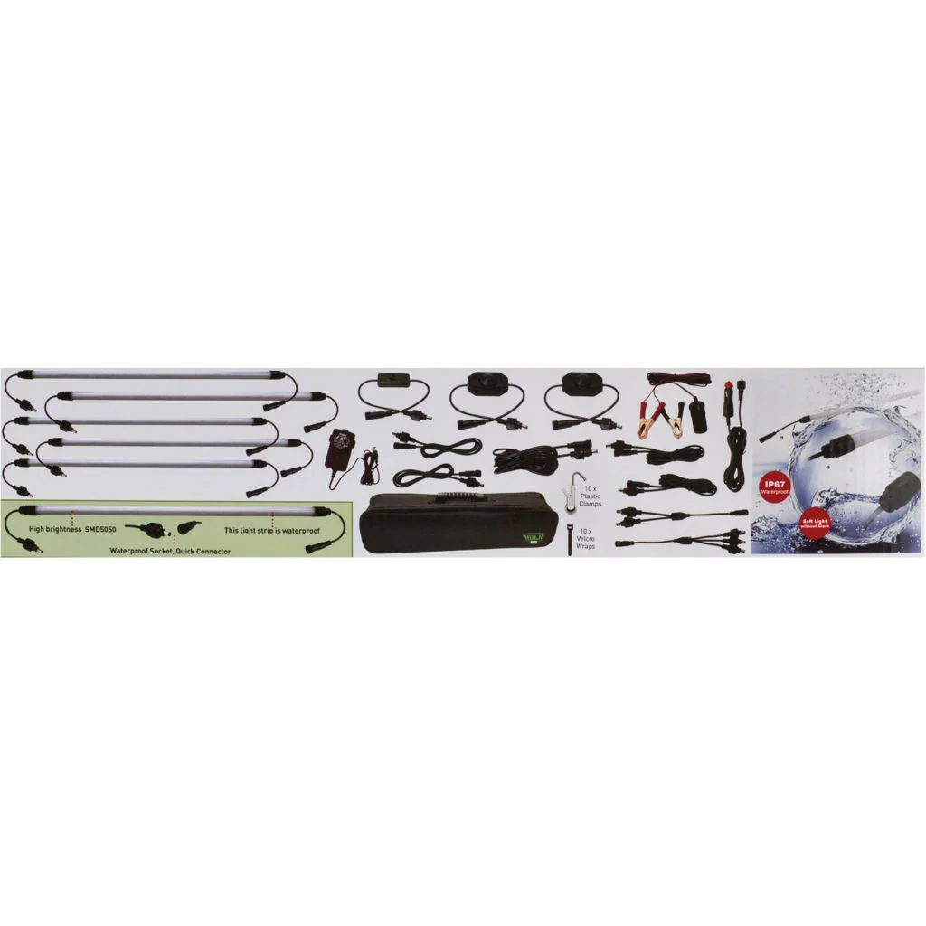 5 Tube Dual Colour LED Lighting Kit - Image 5