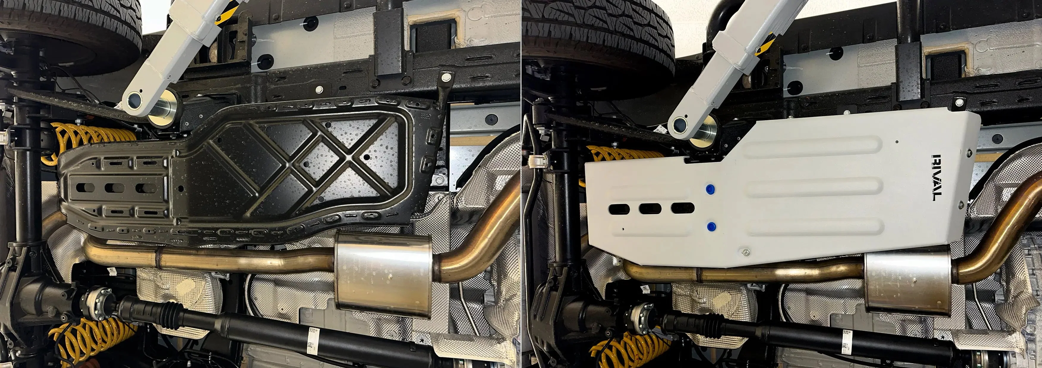 Ineos Grenadier / Quartermaster (2023–Present)  V-3.0, 3.0D, AT, 4WD (2023–Present) 4x4 Fuel Tank Bash Plate – Aluminium + Fitting Kit - Image 3
