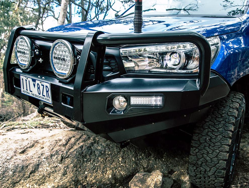 Toyota Hilux (2015-2020) N80 Revo Jungle 4x4 Commercial Bull Bar - Image 3