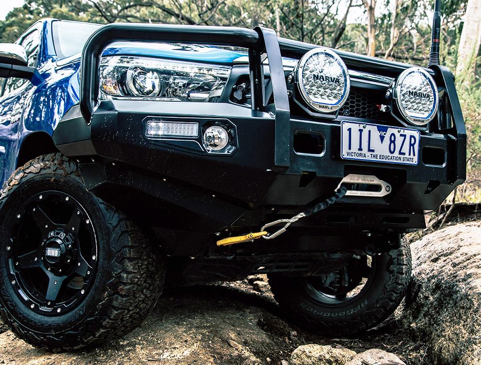 Toyota Hilux (2015-2020) N80 Revo Jungle 4x4 Commercial Bull Bar - Image 4