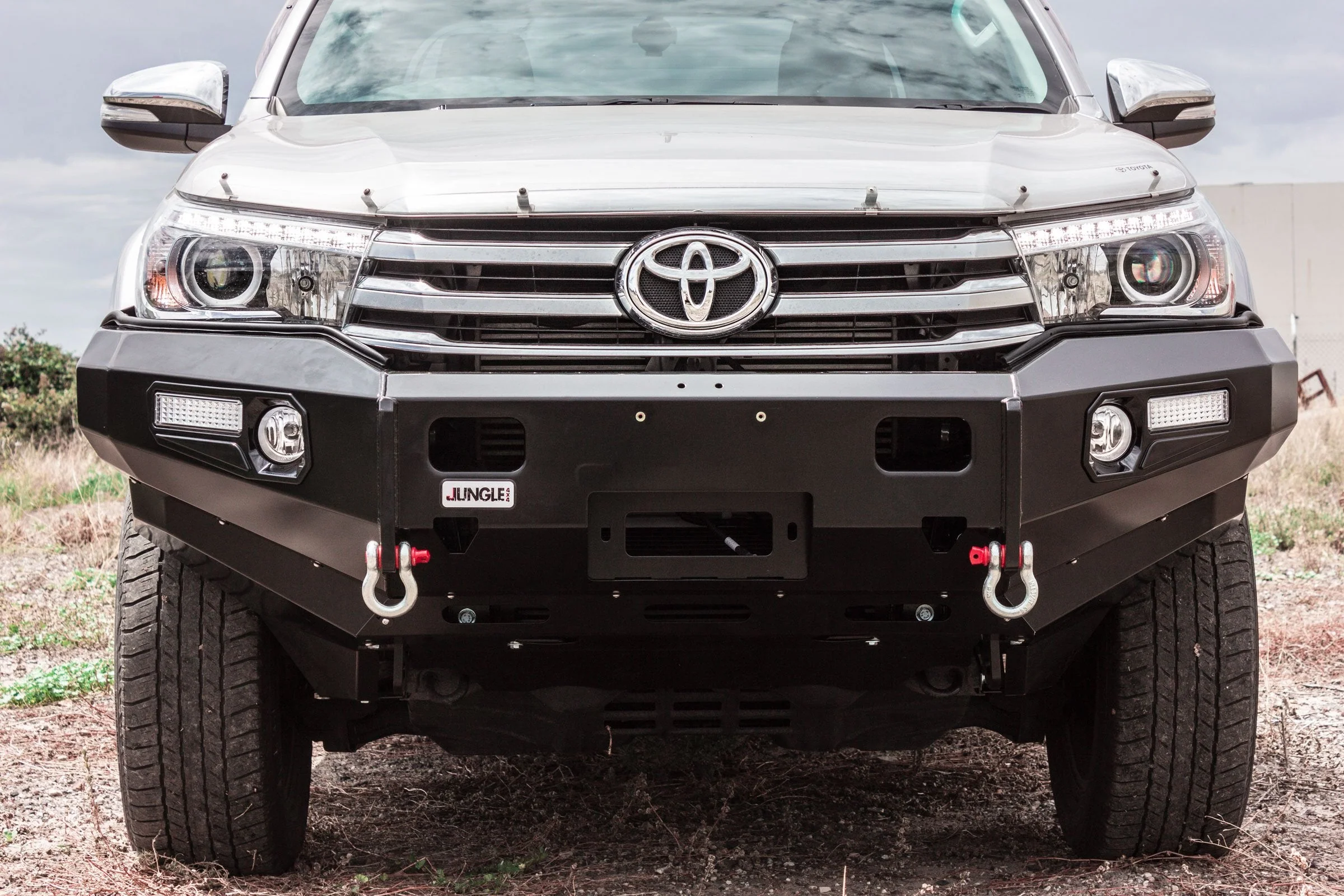 Toyota Hilux (2015-2020) N80 Revo Jungle 4x4 Commercial Bull Bar - Image 7