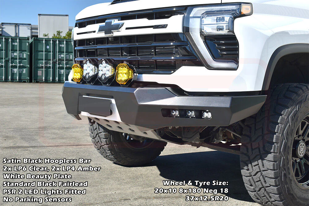 Chevrolet Silverado (2024+) 2500-3500 Khaos Sheet Metal Hoop Bumper - Image 6