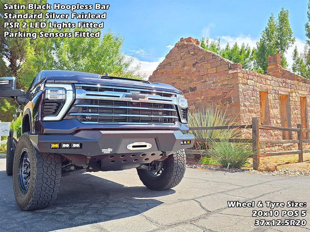 Chevrolet Silverado (2024+) 2500-3500 Khaos Sheet Metal Hoop Bumper - Image 8