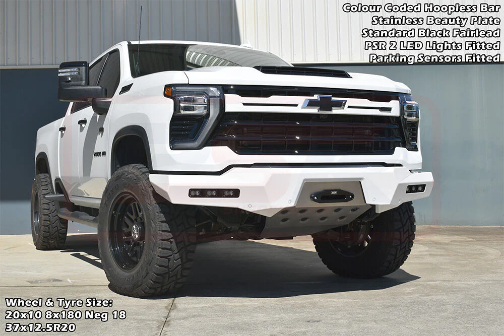 Chevrolet Silverado (2024+) 2500-3500 Khaos Sheet Metal Hoop Bumper - Image 9