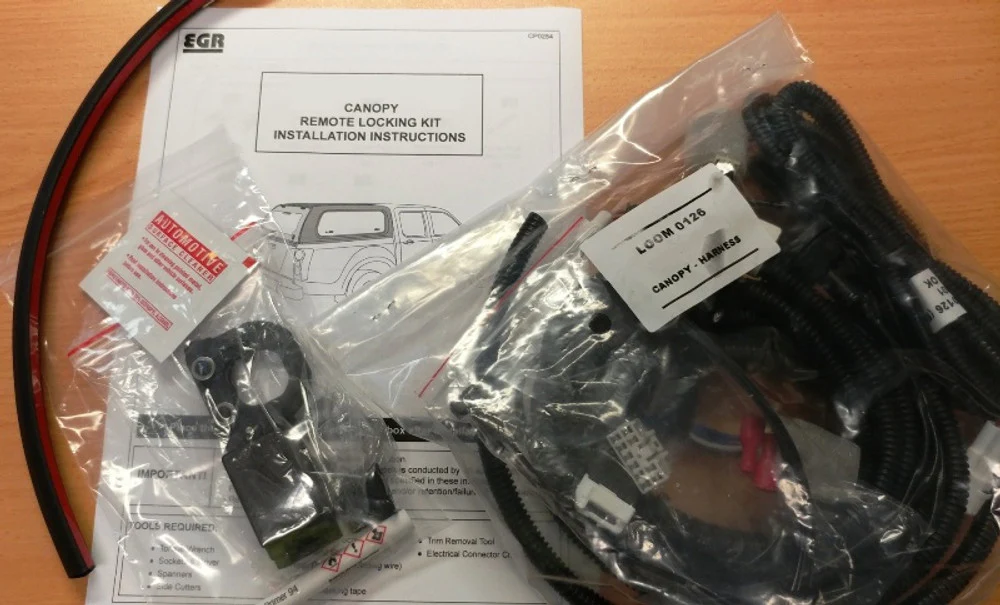 Volkswagen Amarok (2010-2022) EGR AUTO EGR Canopy Remote Locking Kit - Volkswagen Amarok