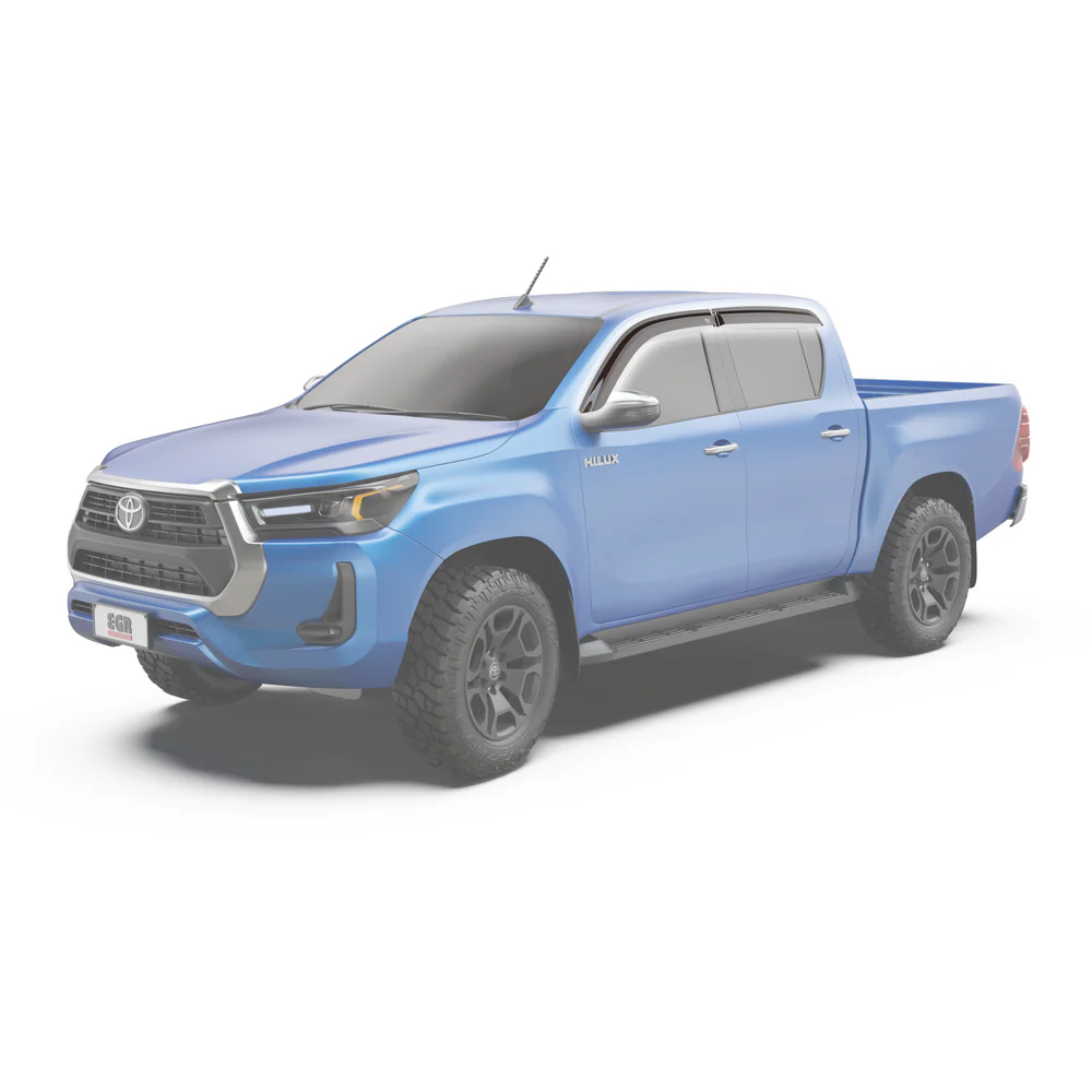 Toyota Hilux (2015-2023) EGR AUTO EGR Slimline Weather Shields - Toyota Hilux 2015-Onwards