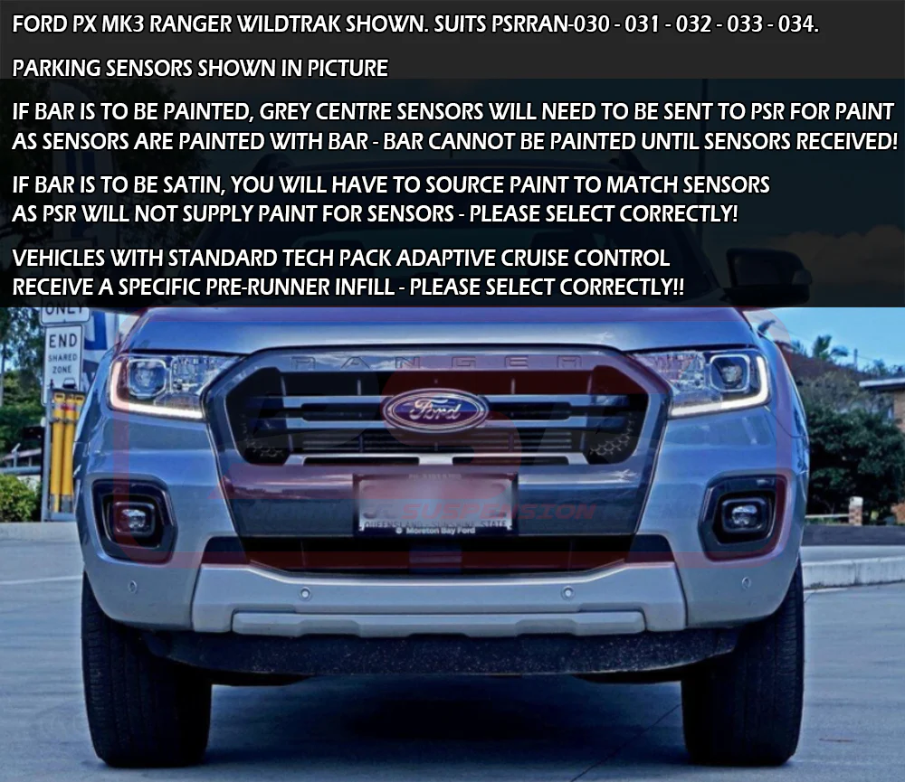Ford RANGER (8/2018 - ON) PX MK3 8/2018-ON Ambush Hoopless Bullbar - Image 16