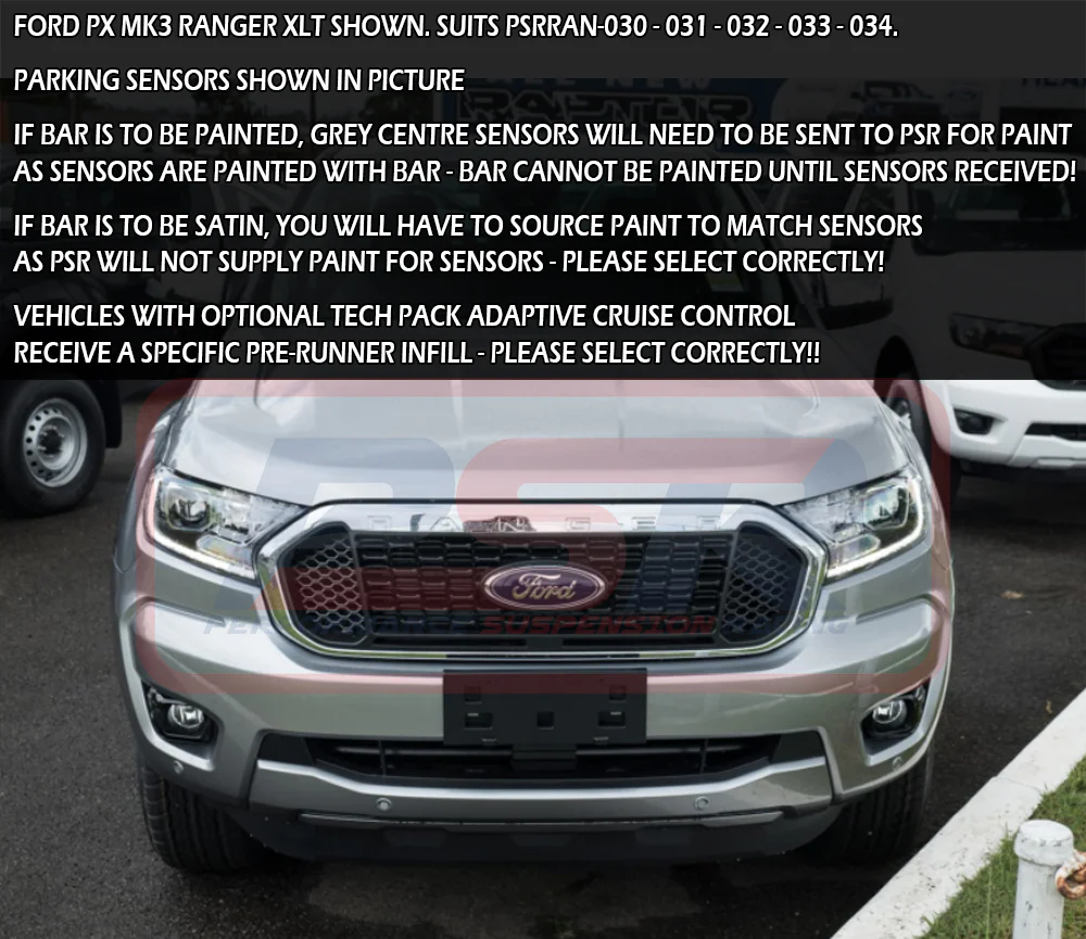 Ford RANGER (8/2018 - ON) PX MK3 8/2018-ON Ambush Sheet Metal Hoop Bullbar - Image 14