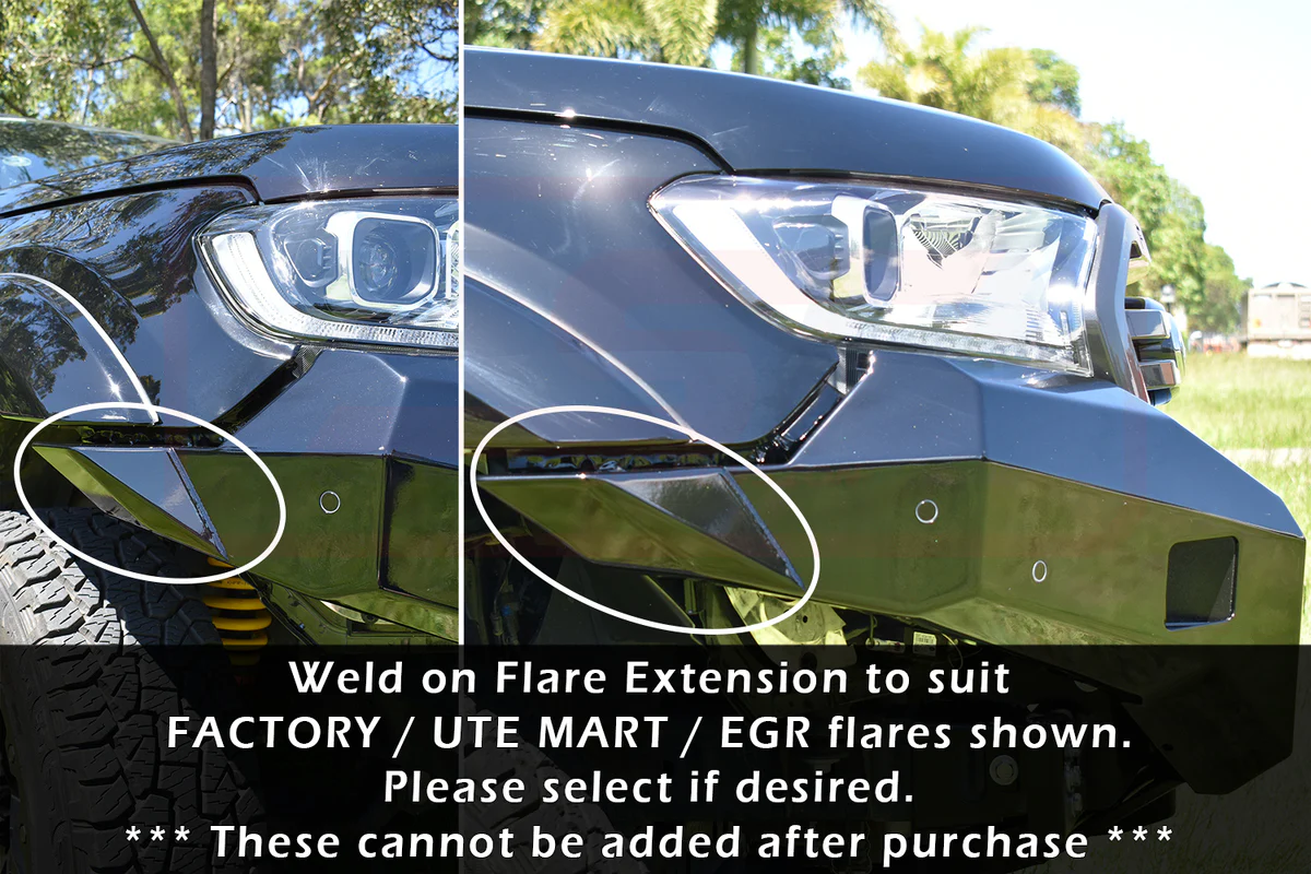 Ford RANGER (8/2018 - ON) PX MK3 8/2018-ON Ambush Sheet Metal Hoop Bullbar - Image 4