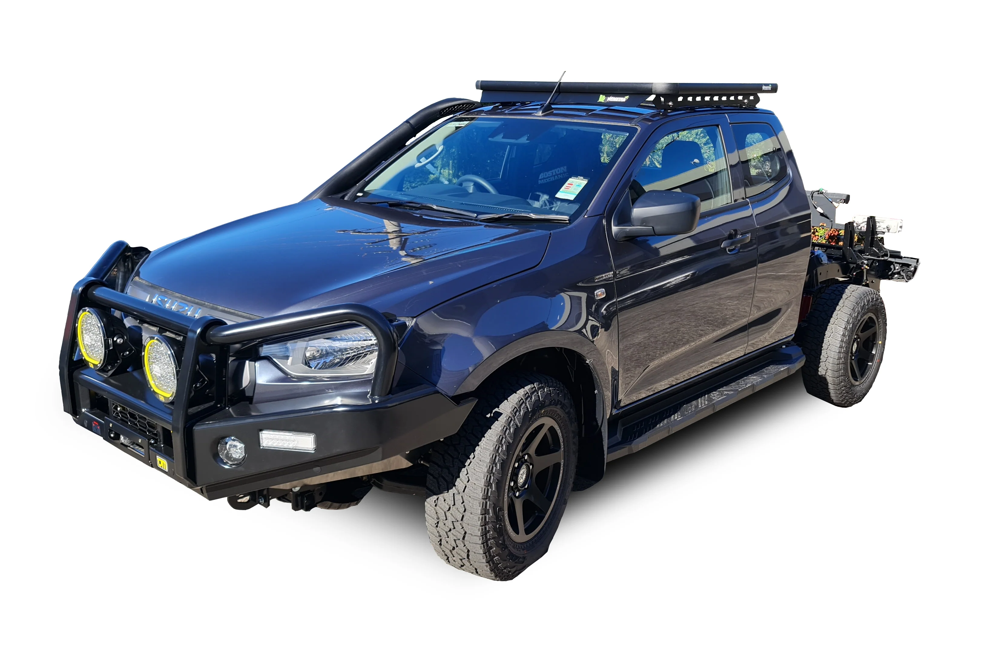 Isuzu D-MAX (2020-2025) Extra Cab Wedgetail Platform Roof Rack
