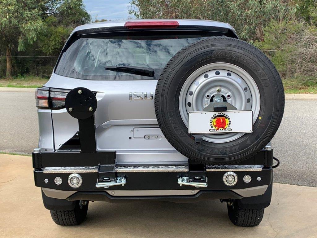Isuzu Mu-X (2021-2025) 06/21 onwards 4WD Outback Accessories Rear Bar (SKU: TWCMUX2) - Image 2