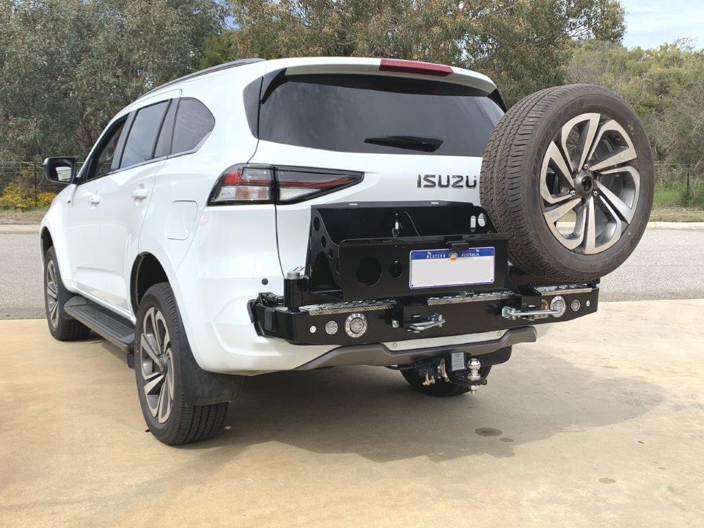 Isuzu Mu-X (2021-2025) 06/21 onwards 4WD Outback Accessories Rear Bar (SKU: TWCMUX2) - Image 3