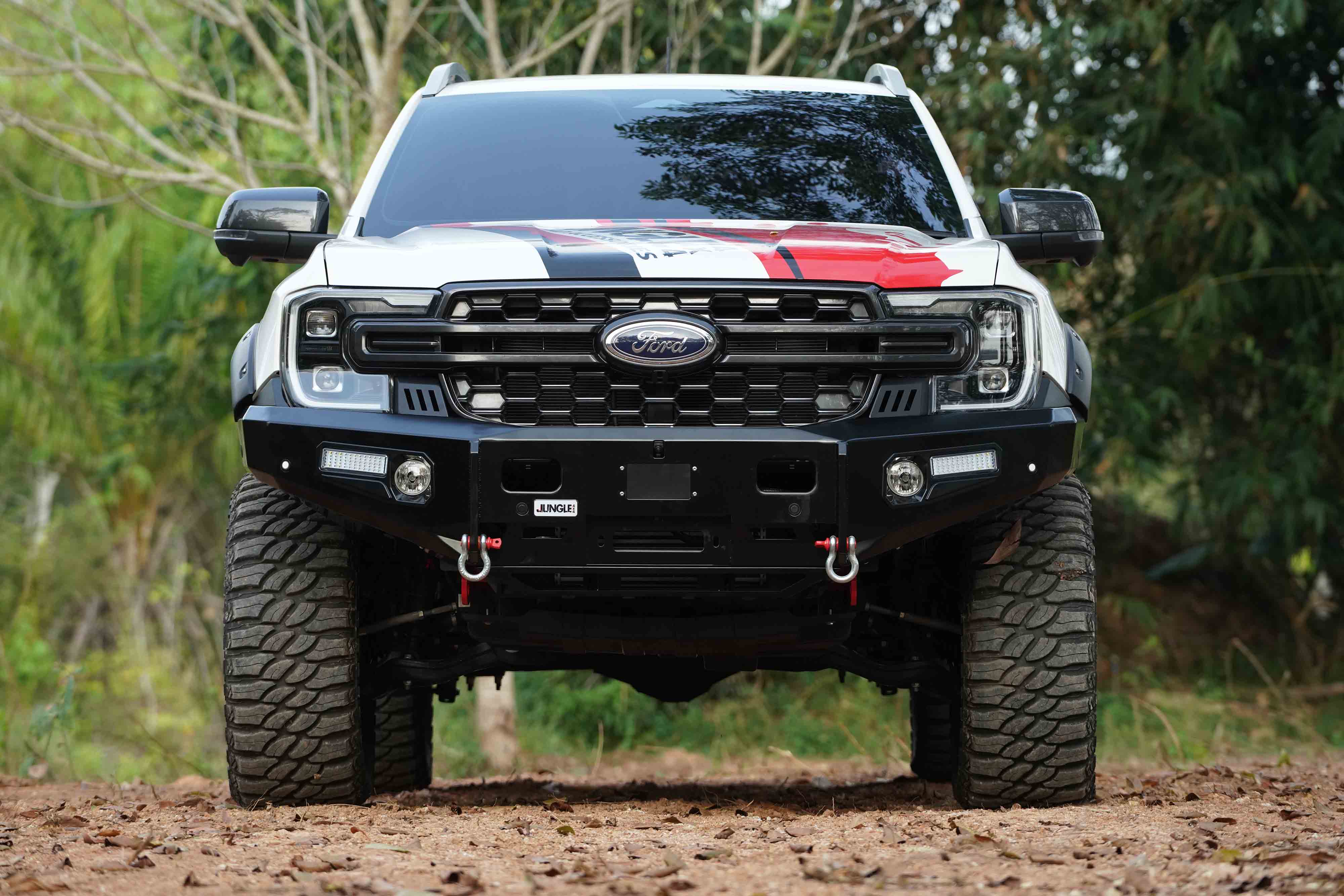 Ford Ranger (2022-2025) Next Gen Jungle 4x4 Commercial Bull Bar - Image 5