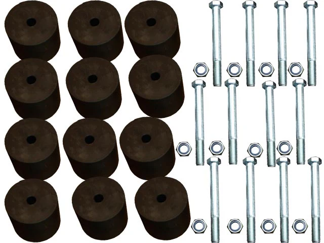 Nissan Navara (04/2015-11/2020) Superior Engineering Body Lift Kit 2 Inch (50mm) Lift Suitable For Nissan Navara NP300 2015-20 Extra Cab (Petrol Auto Tray Back) with Tray Lift (Kit) - BLKNAVNP300XCPATB