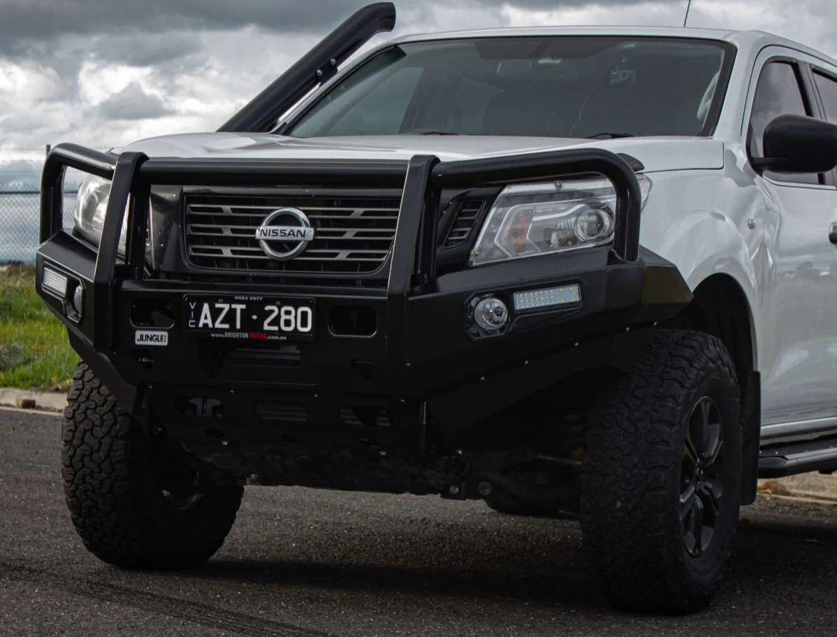 Nissan Navara (2015-2020) NP300 Jungle 4x4 Commerial Bull Bar - Image 2