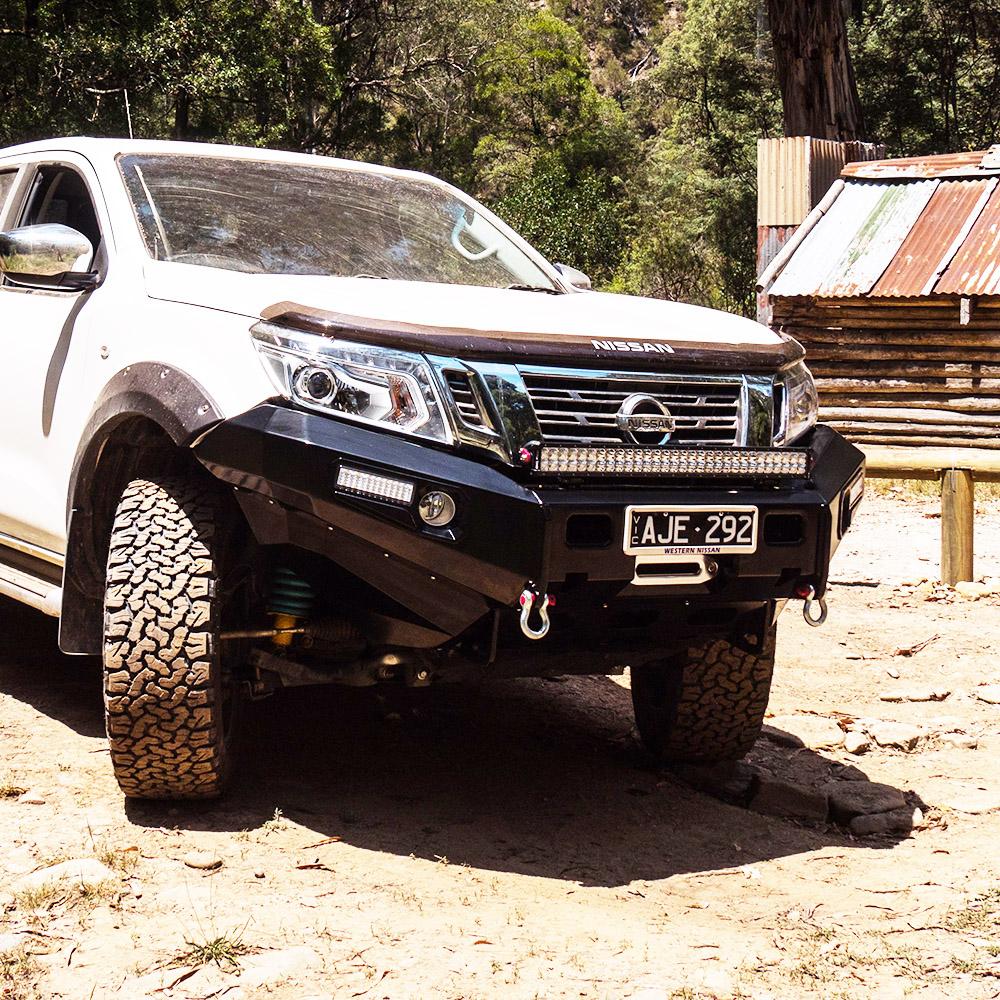 Nissan Navara (2015-2020) NP300 Jungle 4x4 Commerial Bull Bar - Image 3