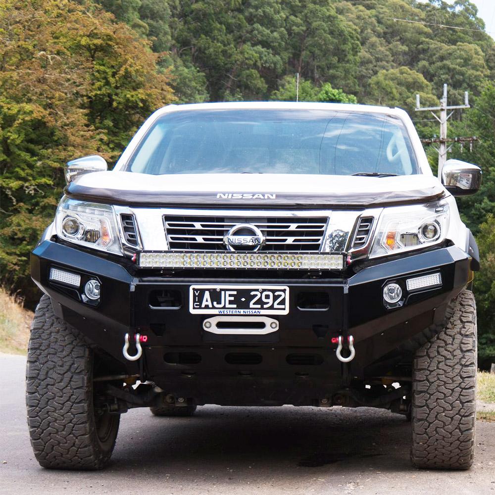 Nissan Navara (2015-2020) NP300 Jungle 4x4 Commerial Bull Bar - Image 5