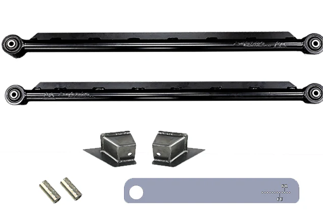 Nissan Patrol (12/1997-2010) Superior Engineering Superior Rear Long Arm Kit Suitable For Nissan Patrol GQ/GU Black - GQGULONGARM2B