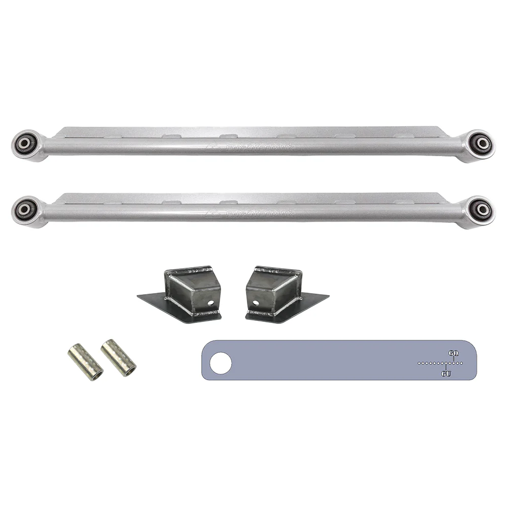 Nissan Patrol (12/1997-2010) Superior Engineering Superior Rear Long Arm Kit Suitable For Nissan Patrol GQ/GU Silver - GQGULONGARM2S