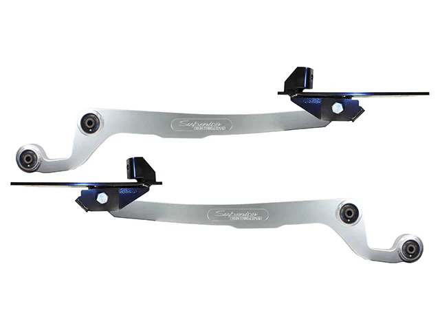 Nissan Patrol (12/1997-2016) Superior Engineering Superior Hybrid Radius Arms With Drop Box Suitable For Nissan Patrol GQ/GU (Gen 2) 4 Inch (100mm) Castor Correction (Pair) - NISDRARMDB4V2