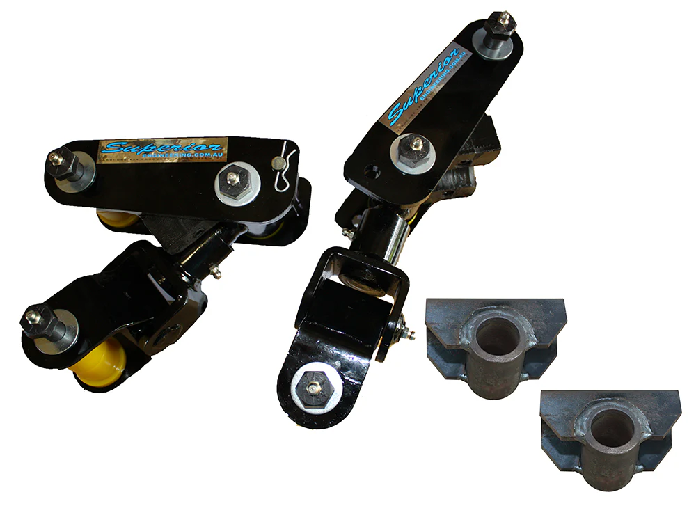 Nissan Patrol (1980-11/1983) Superior Engineering Superior Drop Shackles Suitable For Nissan Patrol MQ Front (Pair) - MQDSF