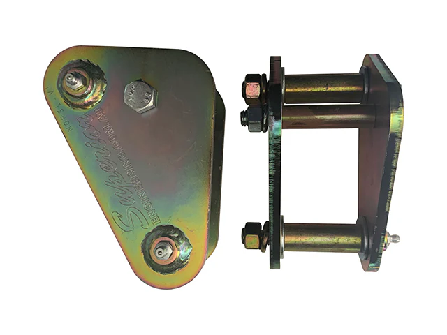 Nissan Patrol (1980-11/1983) Wagon SWB Petrol 4.0 & 2.8ltr Superior Engineering Superior Anti-Inversion Extended Shackles 2 Inch (50mm) Suitable For Nissan Patrol MQ Front - MQEXSHF-XXX