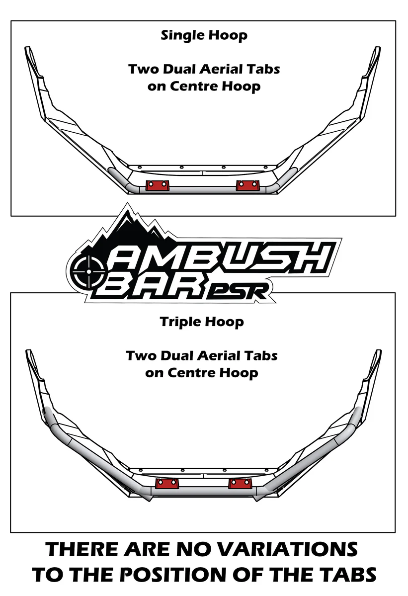 Isuzu D-Max (2016-2020) PSR 2 (Strut Front) 2017-2020 Ambush Single Hoop Bullbar - Image 3