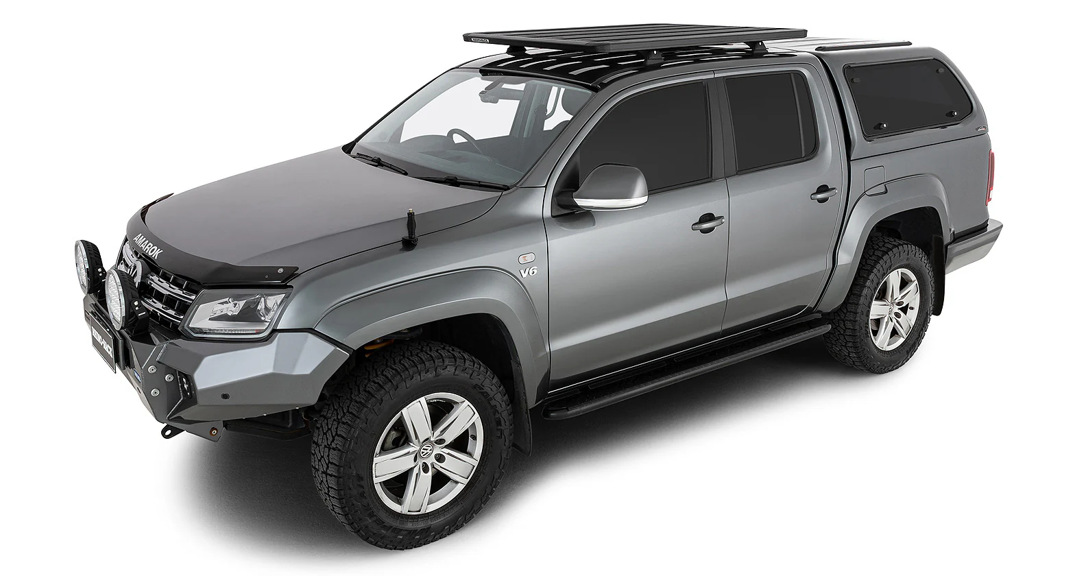 Volkswagen Amarok (2011-2022) 2H 4dr Ute Dual Cab Pioneer Platform (1528mm x 1236mm) with RCH Legs JB1048 Rhino Rack