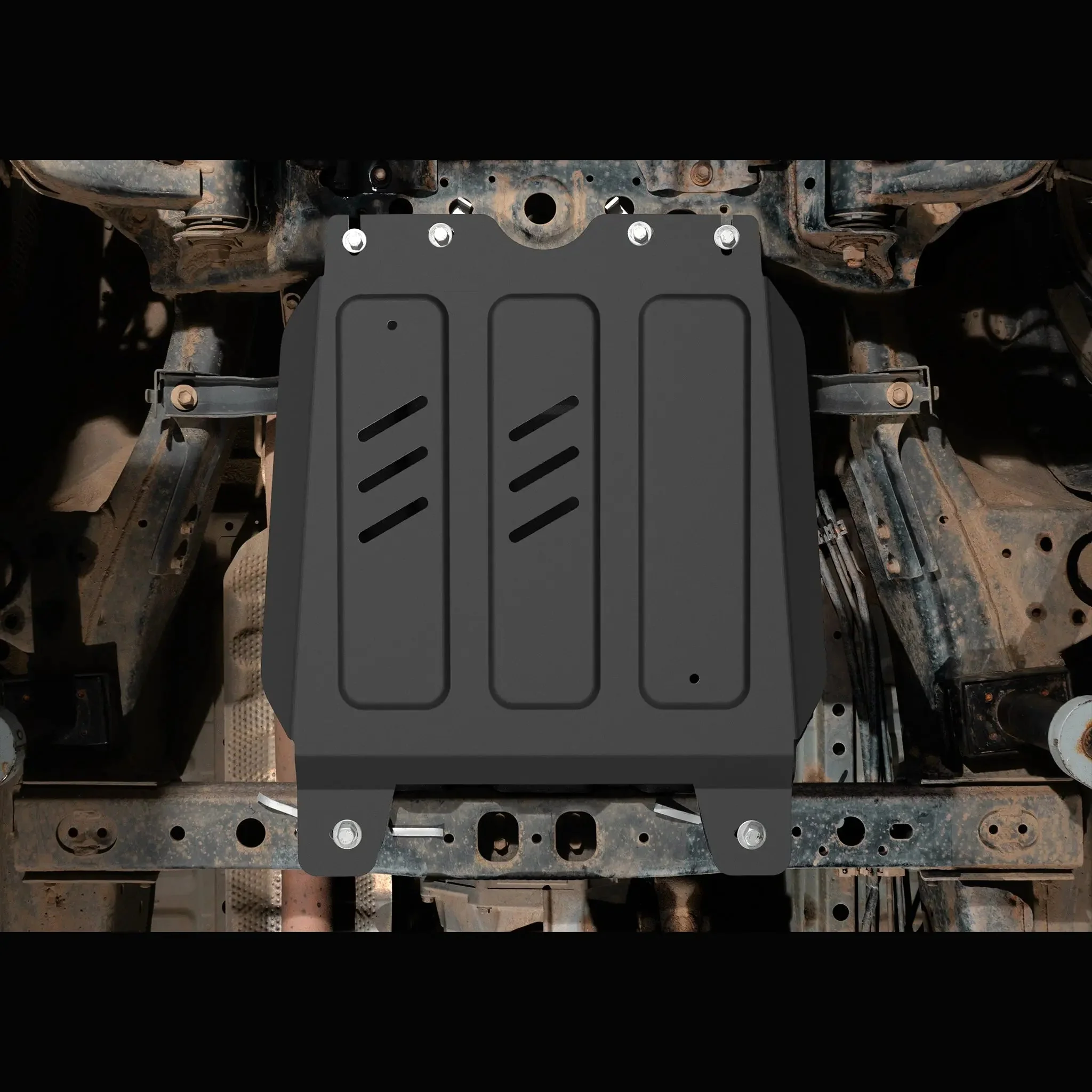 Toyota Hilux (2015-2025) Set of 2 Steel Bash Plates –  / Toyota Fortuner (2015-On) – Radiator/Engine & Transmission - Image 3