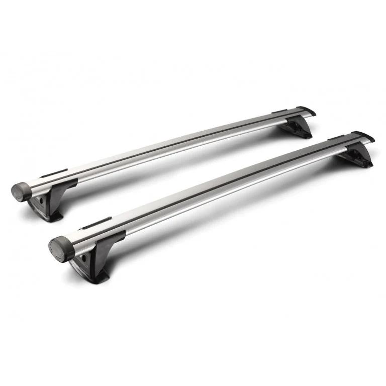 SsangYong Kyron (2006-2013) 5 Door SUV 2006 - 2013 (Raised Rails) Aero ThruBar Yakima Roof Rack