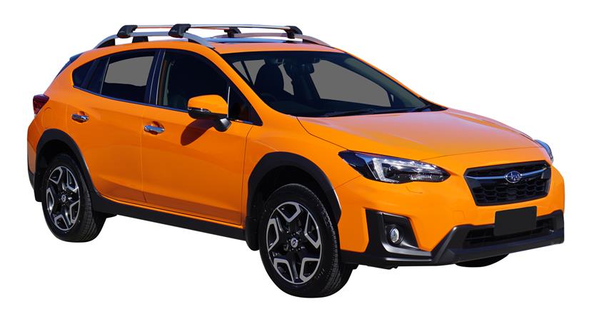 Subaru XV (2021-2023) 5 Door SUV 2021 - 2023 (Raised Rails) Aero FlushBar Yakima Roof Rack
