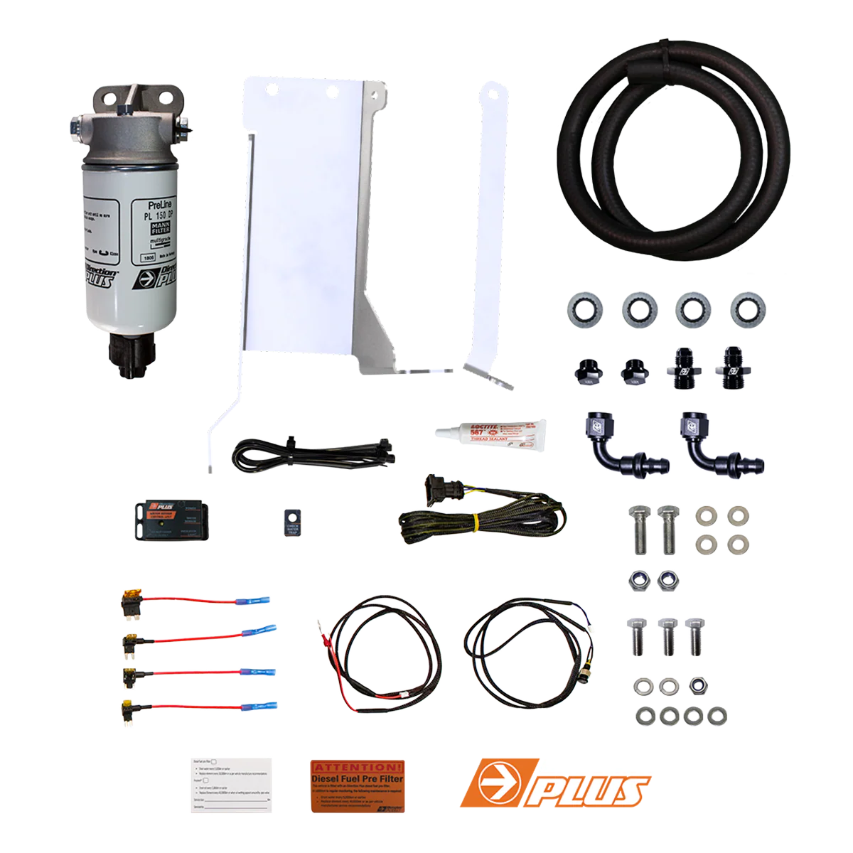 TOYOTA HILUX (2024-2025)  GUN  2.8 48V TURBO DIESEL PreLine-Plus Pre-Filter + ProVent Combo Kit HILUX N80 Hybrid 48V (PLPV684DPC)