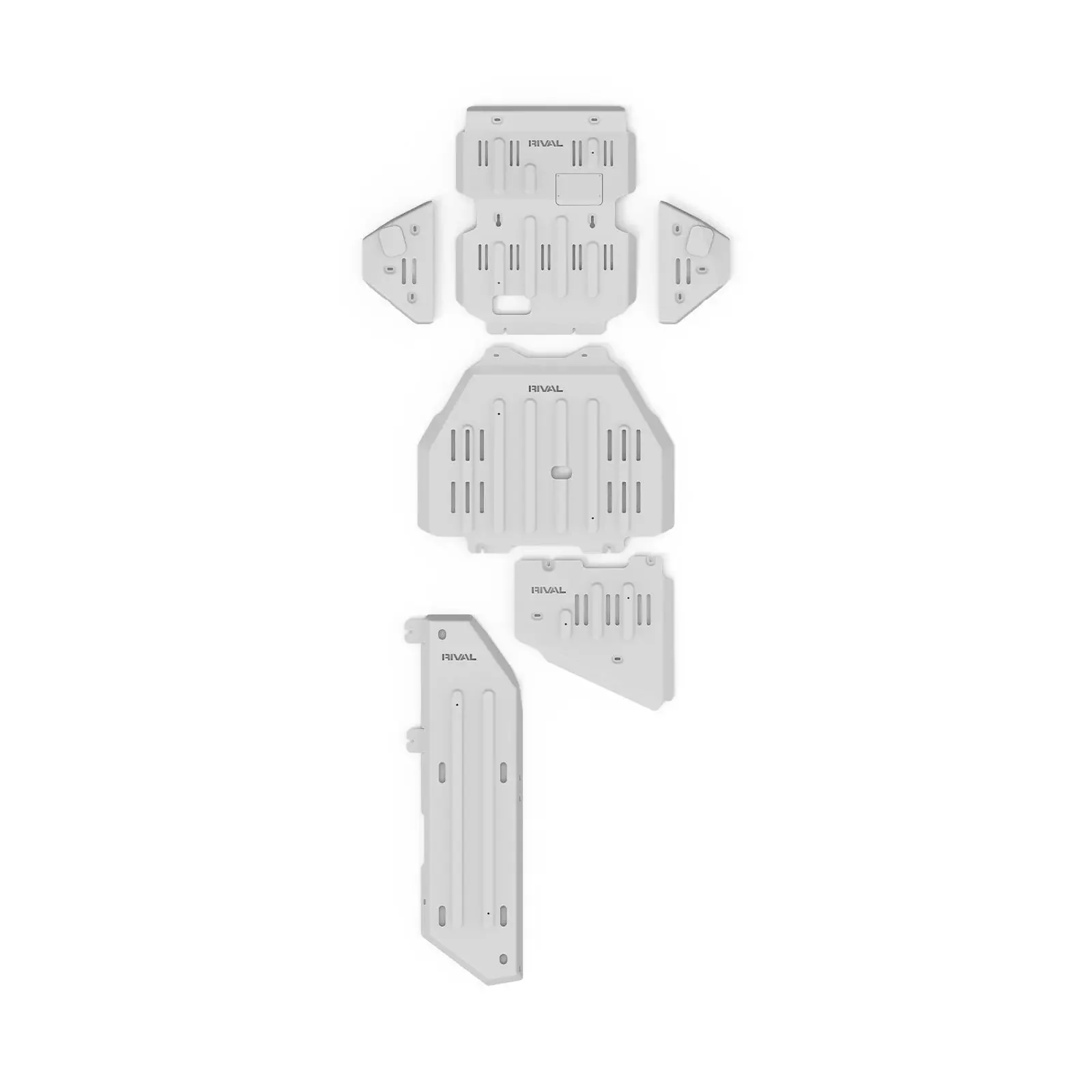 Toyota Prado (2024-2030) 250 Series 4x4 Bash Plate Set - Engine, Transmission, Transfer Case, Fuel Tank & Arms