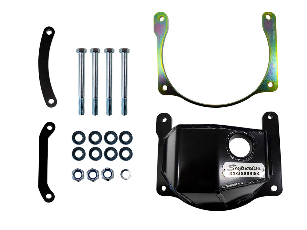 Toyota LandCruiser (05/1989-03/1998) Superior Engineering Superior Stealth Diff Guard Suitable For Toyota LandCruiser 80/105/76/78/79 Series Front Bolt On - SUP-LCRFBOGD