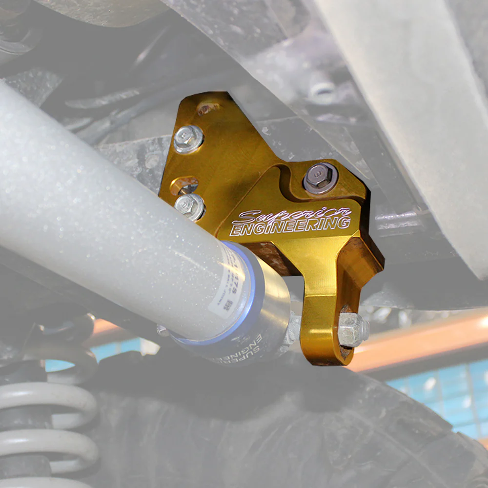Toyota LandCruiser (10/2022-current) Superior Engineering Superior Billet Series 7075 - T6 Alloy Damper Bracket Chassis Mount Suitable For Toyota LandCruiser 79 Series - DMBK-D-LCR24-A