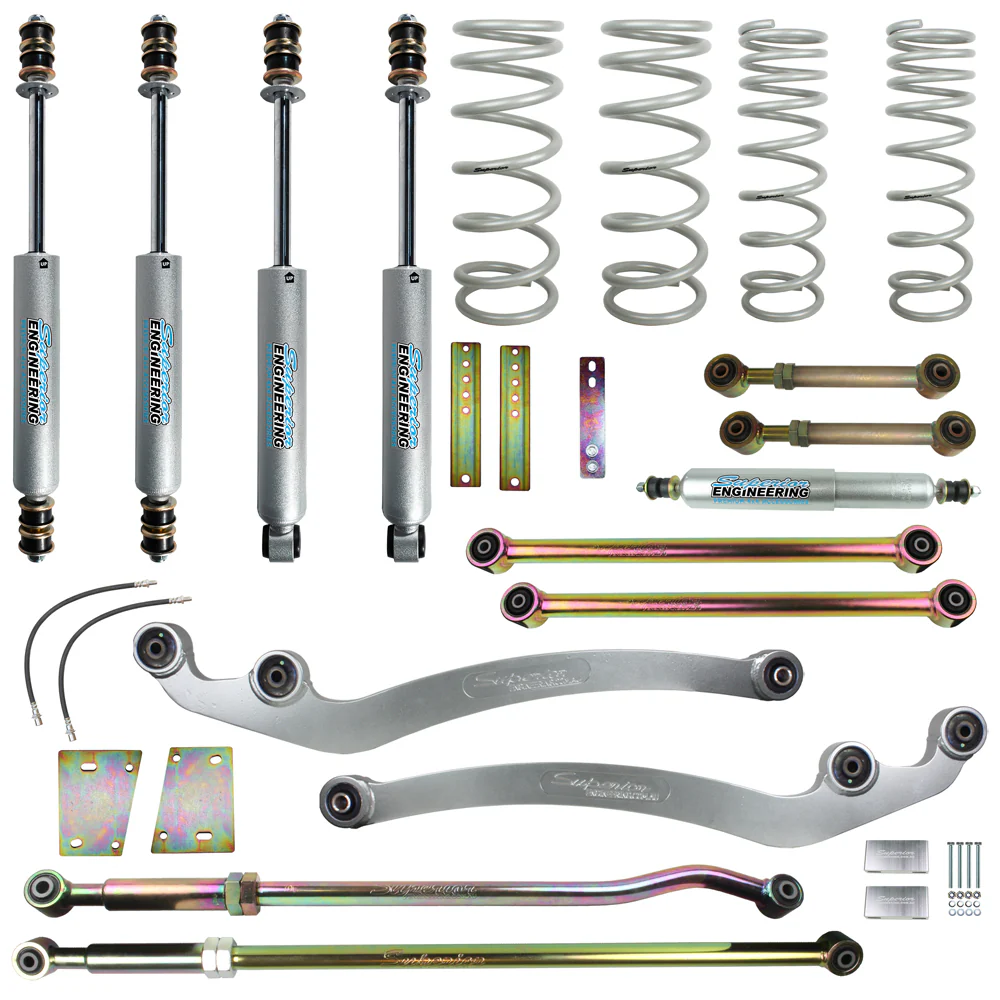 Toyota LandCruiser 105 Series [04/1998 - 10/2007] Wagon Diesel 4.2ltr Superior Engineering 6 Inch (150mm) Lift Kit Suitable For Toyota LandCruiser 105 Series - SUP-105-KIT-6INCH