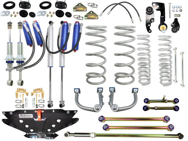 Toyota LandCruiser 300 Series (07/2021-current) Superior Engineering Superior Remote Reservoir 2.0 4 Inch (100mm) Lift Kit Suitable For Toyota LandCruiser 300 Series (Kit) - SUP-RR-LC3004