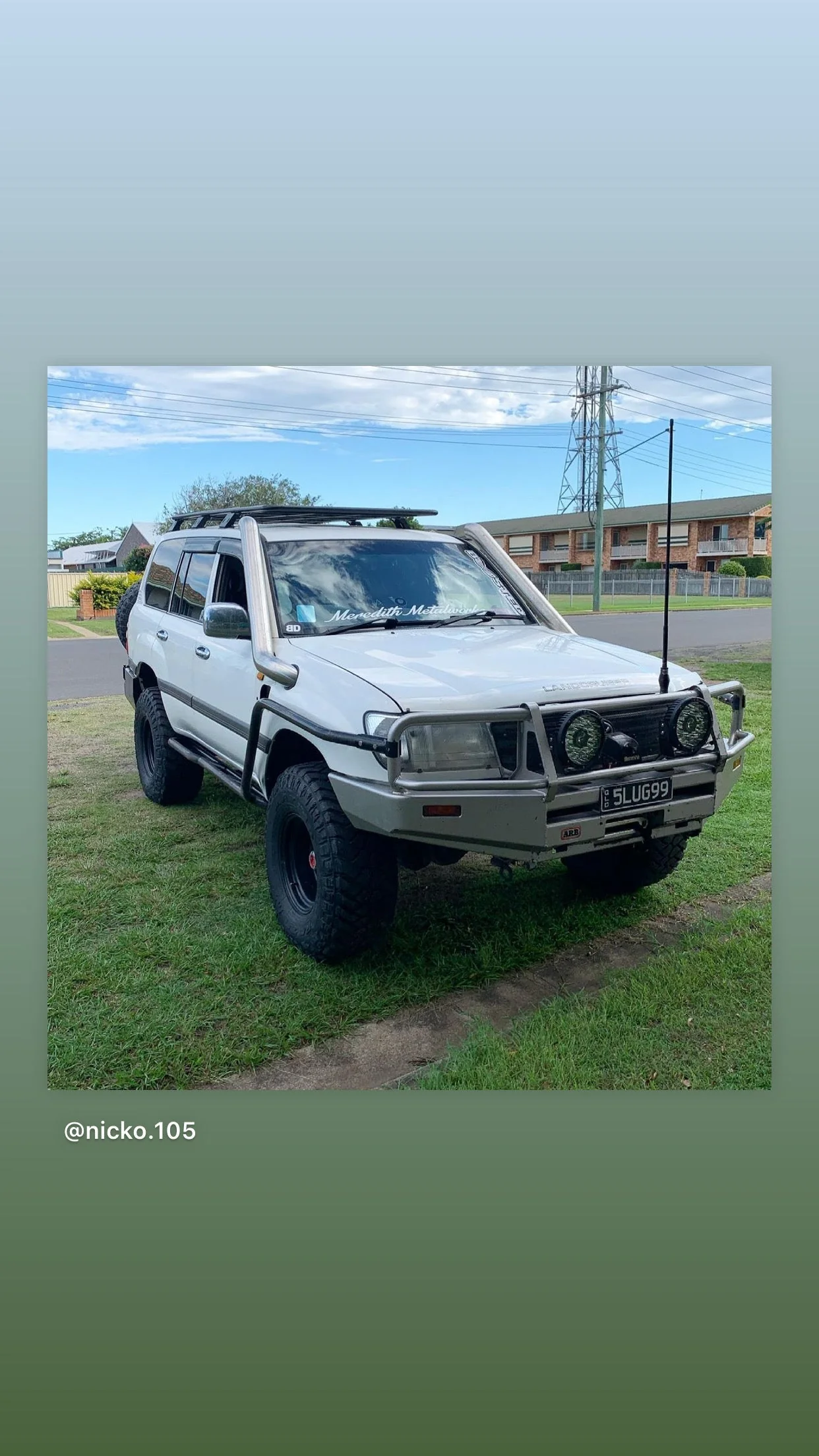 Toyota Landcruiser (1998-2007) TWIN 100/105 Series LandCruiser 4" Stainless Steel Snorkel Kit - Meredith Metalworks - Image 6
