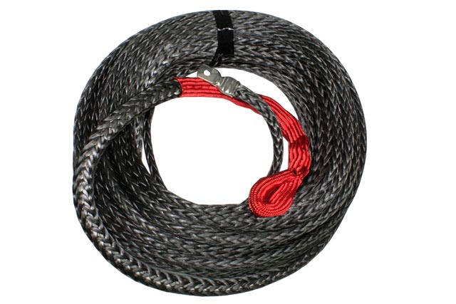 Universal Accessories (1950-current) All All All Winch Rope Polyurethane Coated 10mm x 30m Grey (Each) - SUP-SWR10-30BK